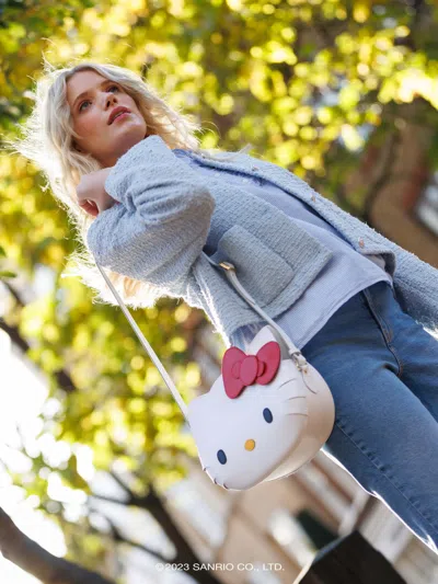 Cambridge Satchel The Mini Hello Kitty Face Bag In White