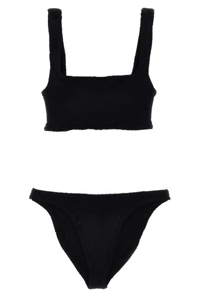 Hunza G Xandra Bikini In Metallic Khaki