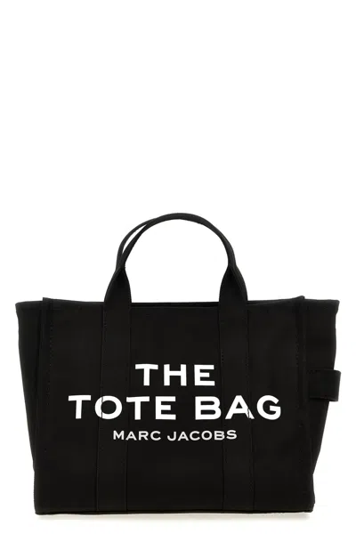 Marc Jacobs Black Canvas The Tote Bag Handbag In Black