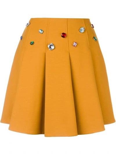 Vivetta Knee Length Skirt In Orange