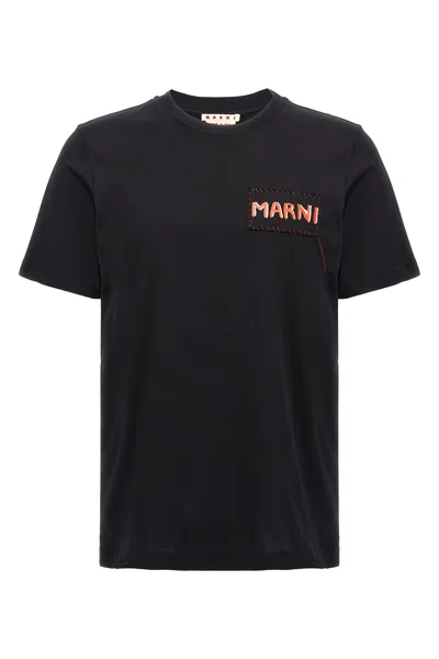 Marni T-shirt In Black