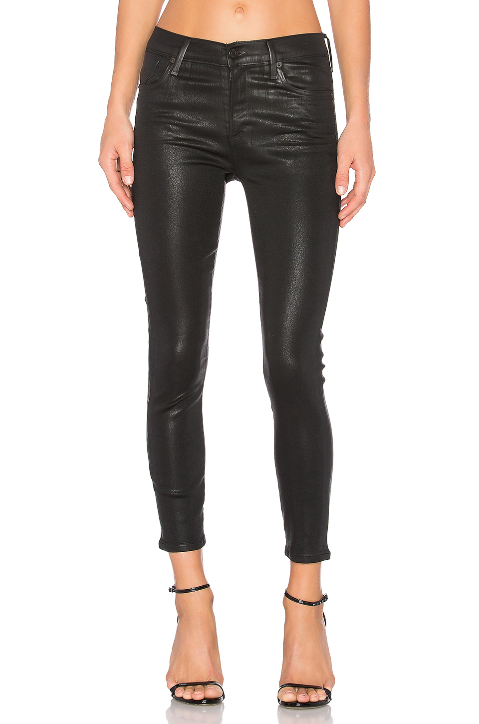 agolde black skinny jeans