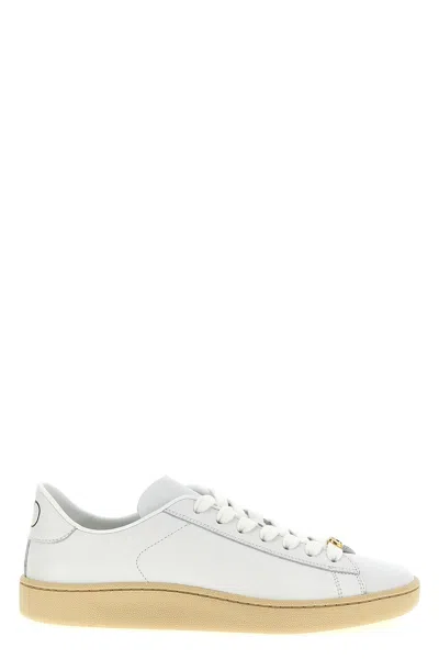Valentino Garavani Woman Sneakers White Size 8 Leather