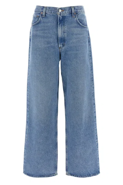 Agolde 'low Curve' Jeans In Blue