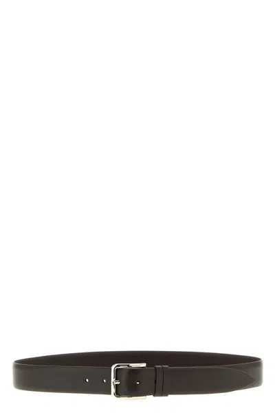 Zerbini Claudio Leather Belt In Brown