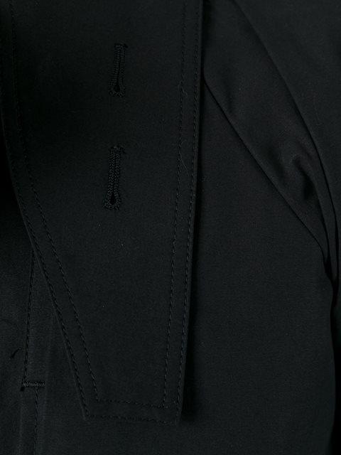 Rick Owens 'pea' Trench Coat - Black | ModeSens
