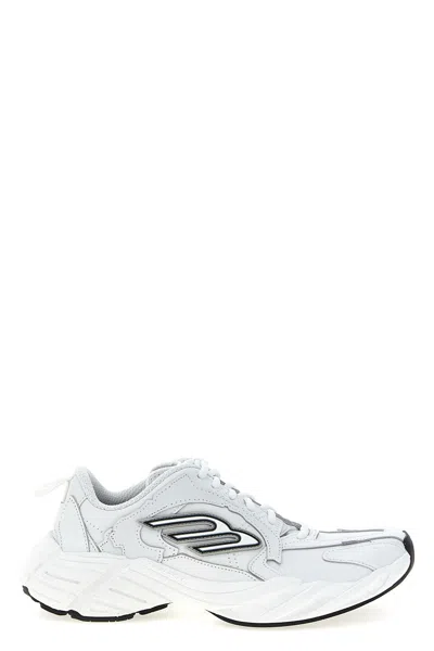 Balenciaga Monday Leather & Synthetic Sneakers In White