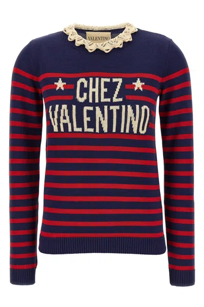 Valentino Women's Cotton Jersey | Size Small | 7b3kc67d9ke Color Bp3 In Multi