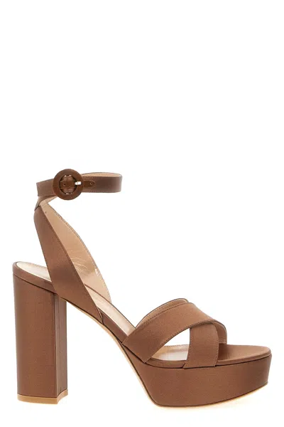 Gianvito Rossi "sabrina" Open Toe Platform Sandals