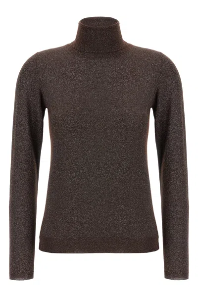 Brunello Cucinelli Sparkling Cashmere And Silk Lightweight Turtleneck Sweater