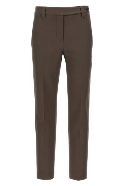 Brunello Cucinelli Tailored Trousers With Back Pocket And Belt Loops