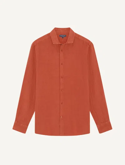 Frescobol Carioca Antonio Linen Shirt In Multi