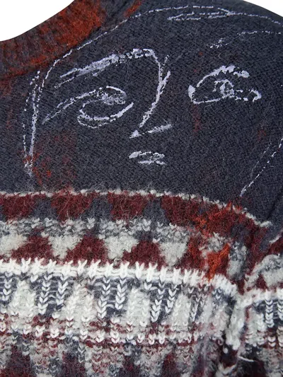 Simon Cracker Gestrickter Intarsien-pullover