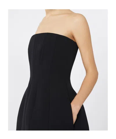 Max Mara Strapless Bustier Dress Side Pockets
