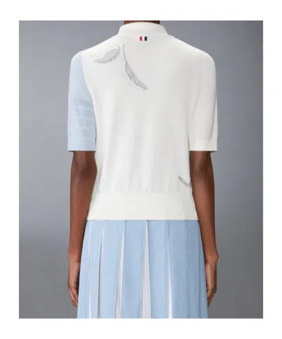 Thom Browne Knitted Polo Top