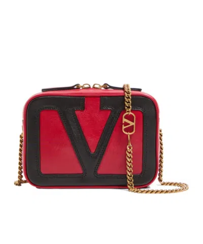 Valentino Garavani Superstar Chain Belt Bag In Red
