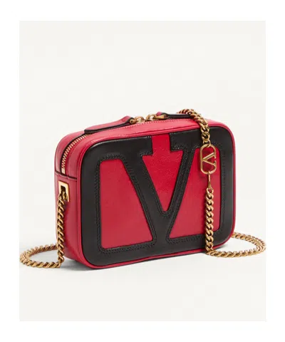 Valentino Garavani Superstar Chain Belt Bag In Red