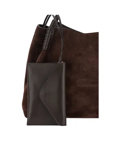 Etro Libra Suede Tote Bag