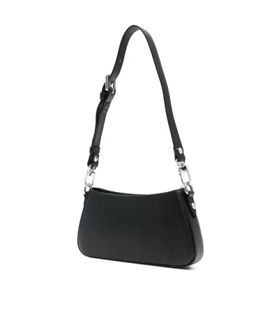 Vivienne Westwood Tasha Shoulder Phone Bag Faux Leather Black-3d-orb
