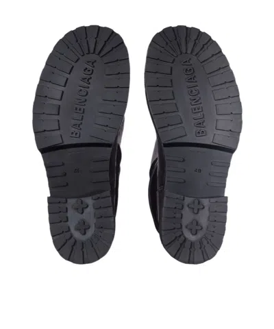 Balenciaga Venom Buckle-strap Leather Boots In Black