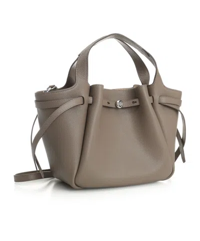 Tory Burch Small Romy Leather Crossbody Bag In Brown