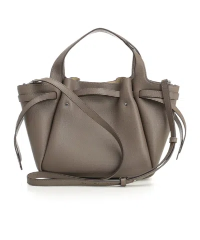 Tory Burch Small Romy Leather Crossbody Bag In Brown