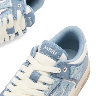 Amiri Low-top Bandana Skel Top Sneakers In Blue