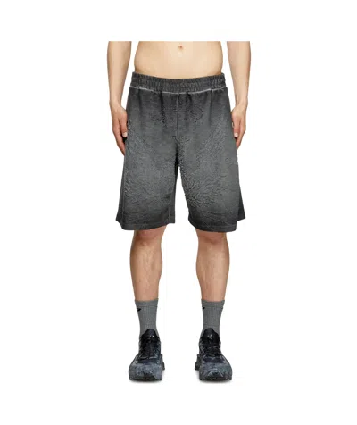 Diesel P-crowde Shorts In Gray
