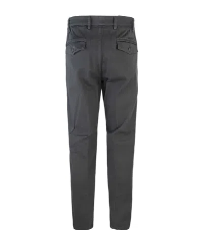Eleventy Black Cotton Trousers
