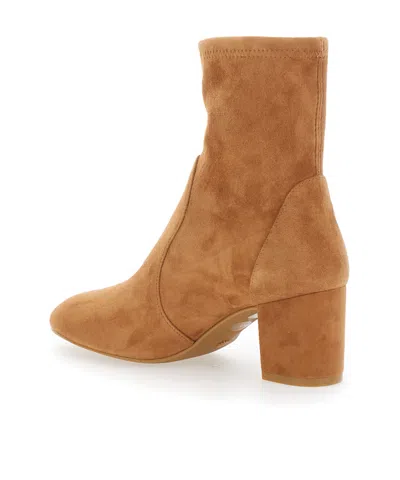 Stuart Weitzman Woman Ankle Boots Sand Size 10.5 Leather In Beige