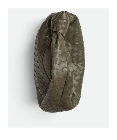 Bottega Veneta Leather Jodie Top-handle Bag In Green