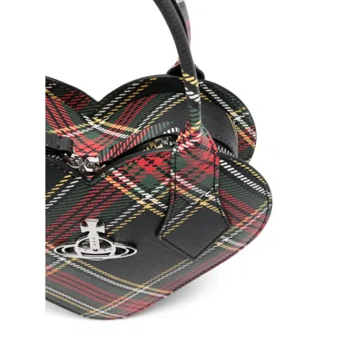 Vivienne Westwood Borsa A Mano Josephine Heart In Similpelle Stampata Donna