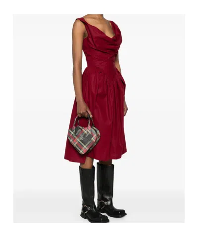 Vivienne Westwood Borsa A Mano Josephine Heart In Similpelle Stampata Donna