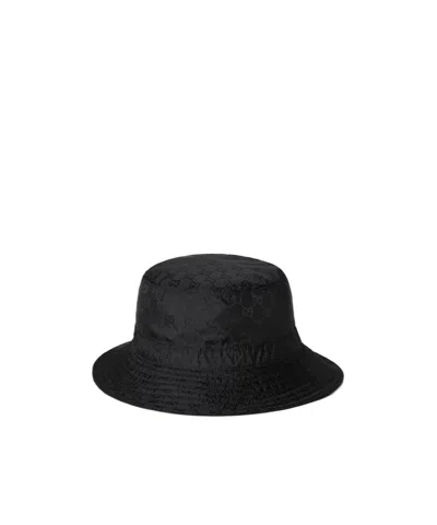 Gucci Women Reversible Gg Nylon Bucket Hat In Black