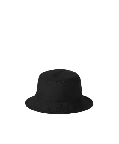 Gucci Women Reversible Gg Nylon Bucket Hat In Black