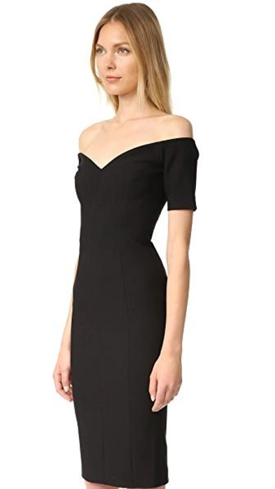 Shop Cinq À Sept Birch Dress In Black