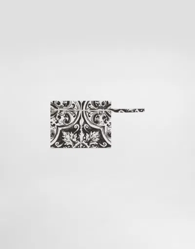 Dolce & Gabbana Printed Bermuda Style Shorts With Elastic Waist