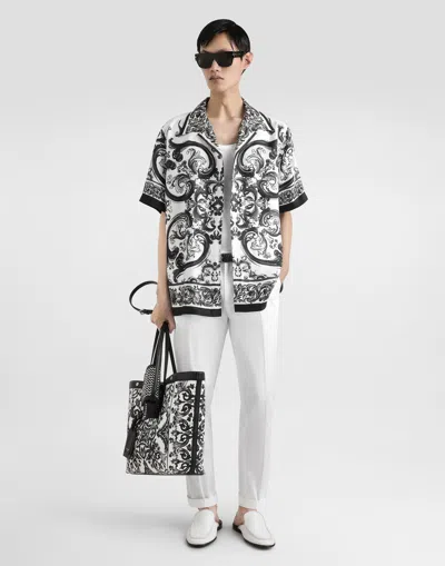 Dolce & Gabbana Cotton Gabardine Trousers