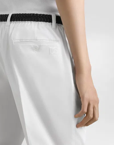 Dolce & Gabbana Cotton Gabardine Trousers