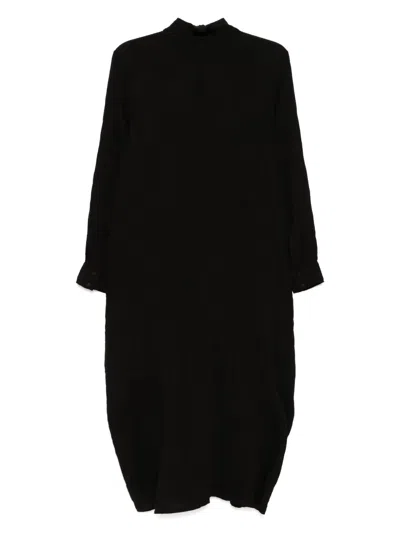 Transit Long Flared Dress In Black