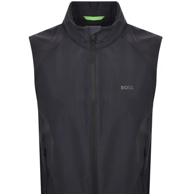 Boss Athleisure Boss V Putt Gilet Navy In Black