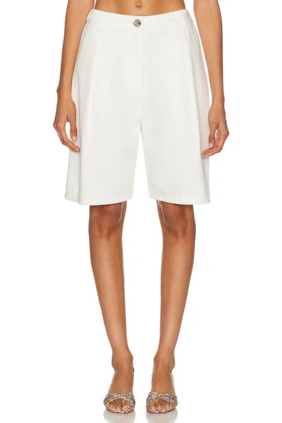 Matthew Bruch Low Rise Pleated Bermuda Short