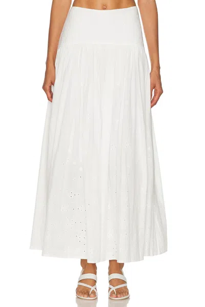 Staud Women's Procida Skirt In White