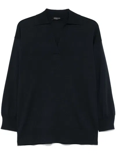 Fabiana Filippi Wool And Cotton Blend Polo Shirt