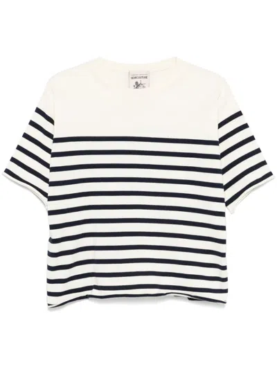 Semicouture Semi Couture Relaxed Fit Striped Natural Sweater