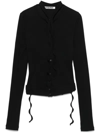 Ottolinger Double-fastening Ribbed Cardigan