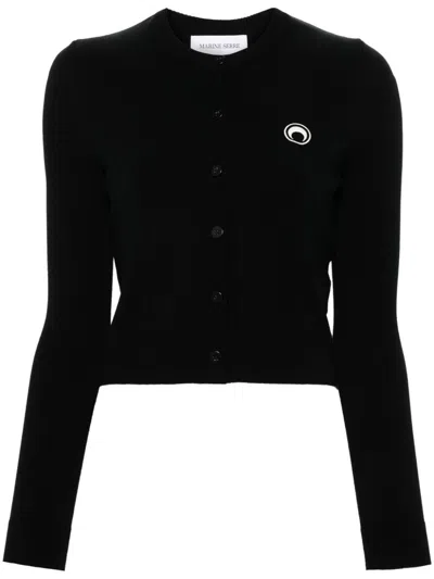 Marine Serre Core Knit Cardigan