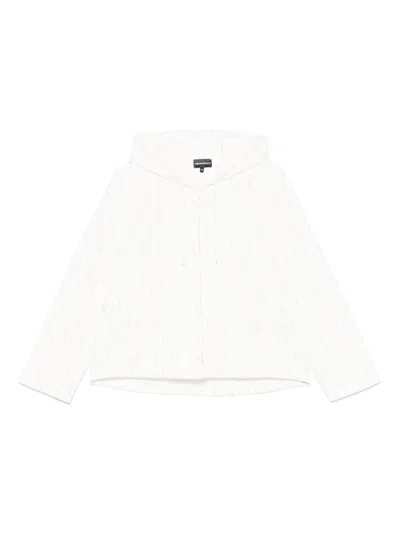 Emporio Armani Hoodie With All-over Logo Print