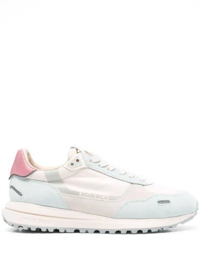 Woolrich Round Toe Low Top Sneakers With Vibram® Sole