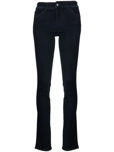 Emporio Armani High-waisted Slim-cut Trousers